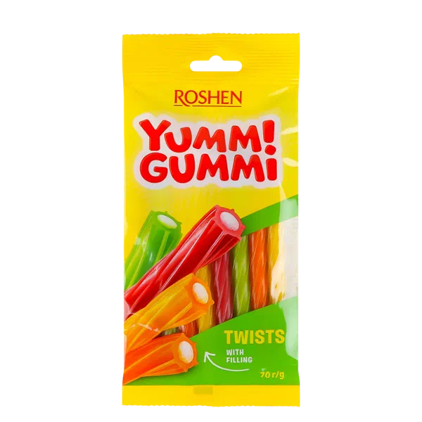 Мармелад Roshen Yummi Gummi Twists 70г