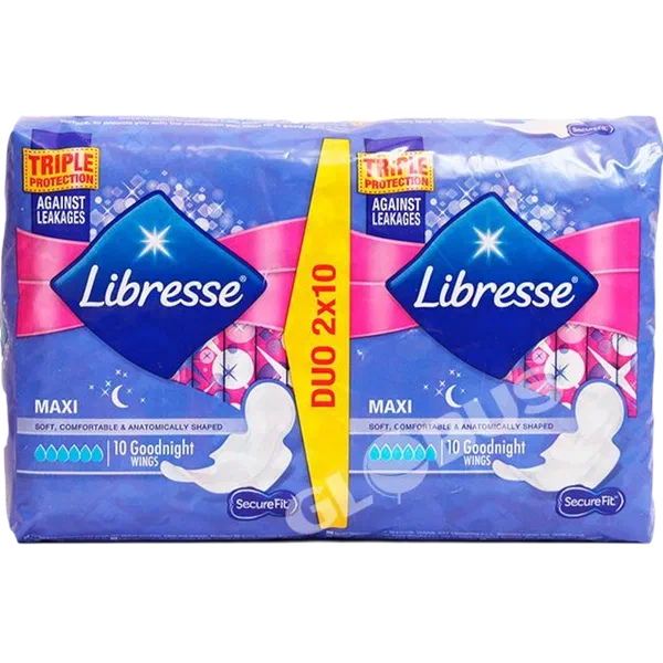 Libresse Comfort Security Maxi Goodnight+ гиг Төшөмөлөрү 20д