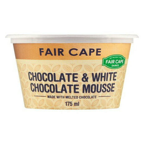 Fair Cape Chocolate & White Chocolate Mousse 175ml