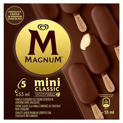 Magnum Minis Classic 55ml X 5 Multipack