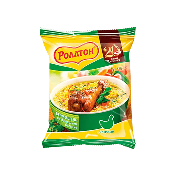 Вермишель б/п Роллтон кур 60г