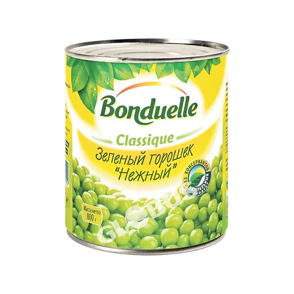 Горошек Bonduelle конс. 850мл ж/б Россия 12