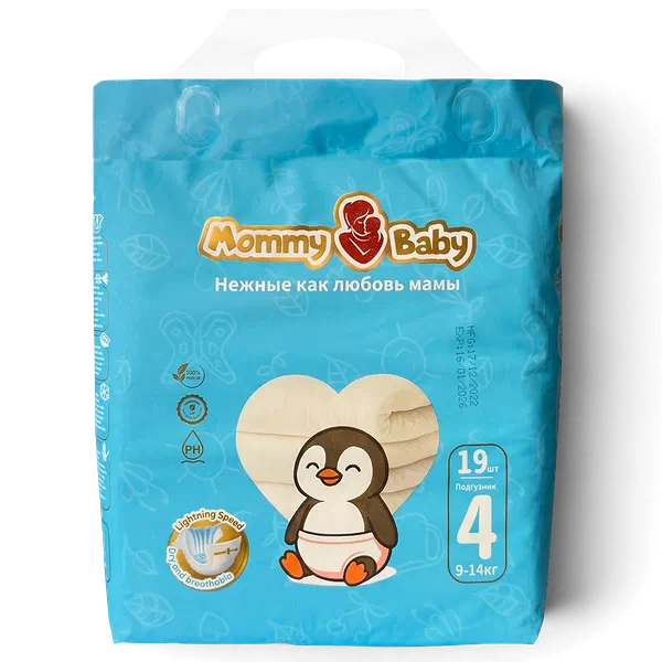 Подгузники детск Mommy Baby Премиум L 9-14кг 19шт