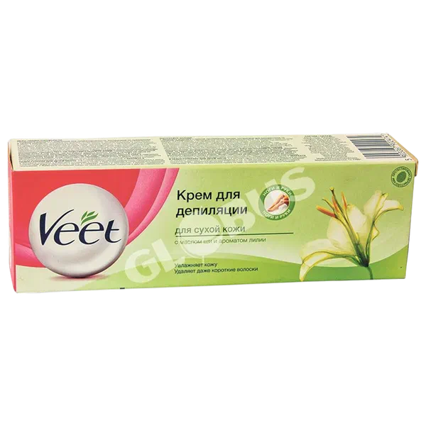 RB Veet ашыкча чачтарды тазалоо үчүн крем, кургак тери үчүн 100мл
