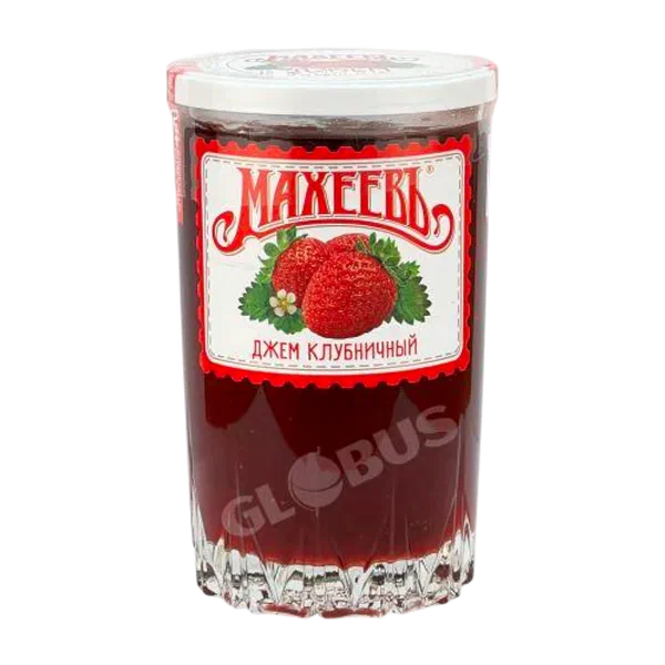 Джем Махеев клубничный /стакан/ 400г