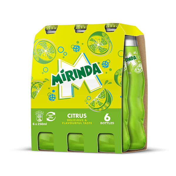 Mirinda Citrus Glass 250 Ml  X6