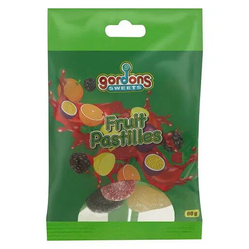 Gordons Sweets Fruit Pastilles 60g