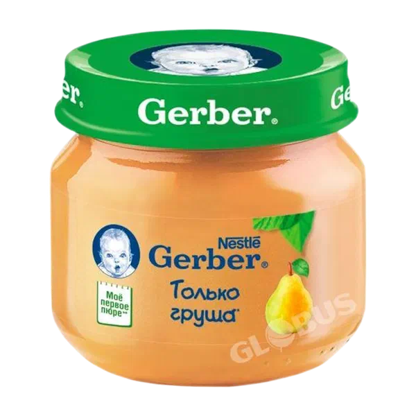 Пюре дет. Gerber с груш.1ступень 80г ст/б