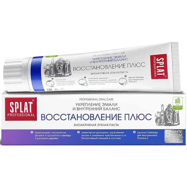 Splat Professional Восстан плюс тиш пастасы 100мл