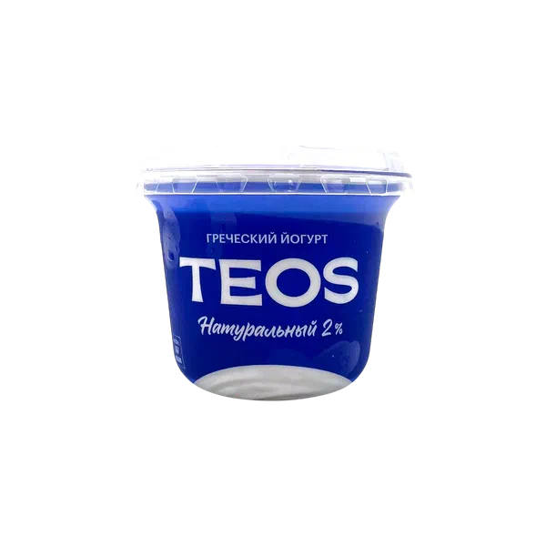 Йогурт Савушкин Teos Греческий 2% 250г п/ст РЦ