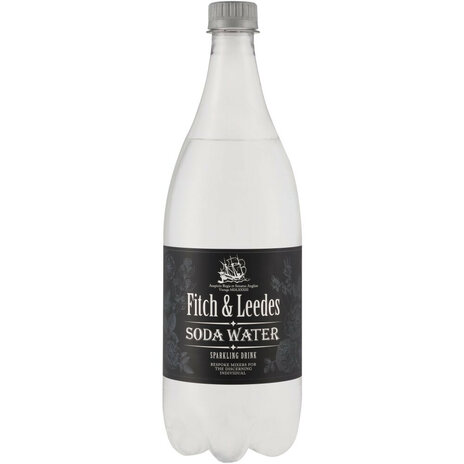 Fitch & Leedes Soda Water 1L