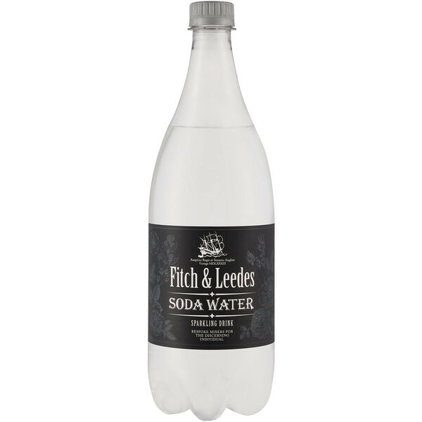 Fitch & Leedes Soda Water 1L