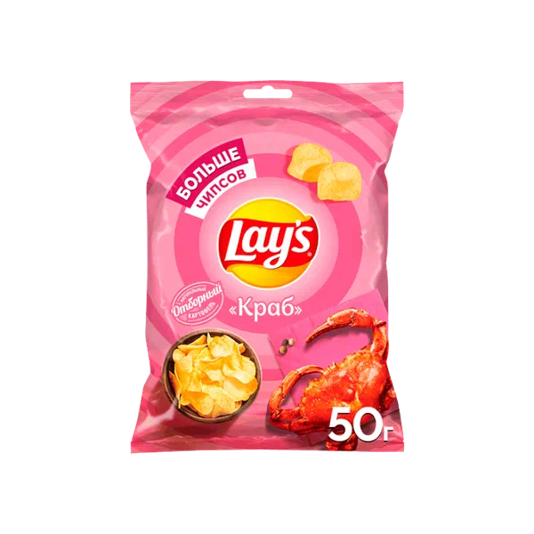 Lay's Краб чипсылары 50г п/п