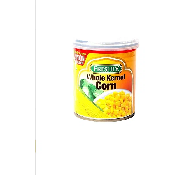 FRESHLY WHOLE KERNEL SWEET CORN WITH FREE SPOON 227G CAN