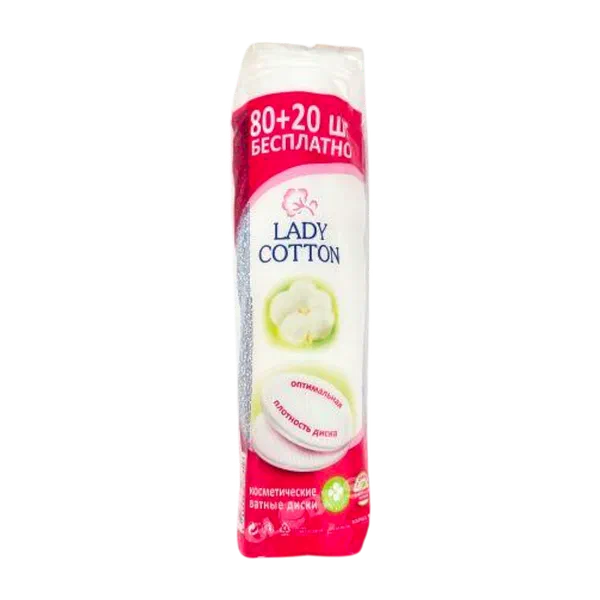 Lady Cotton косметикалык кебек дисктери 80+20 шт