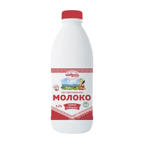 Молоко Чабрец 3,2% 900г п/б