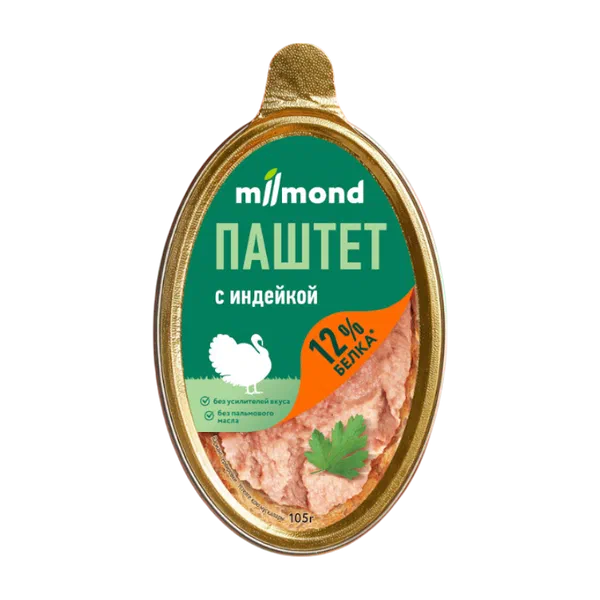 Паштет Milmond с индейкой 105г