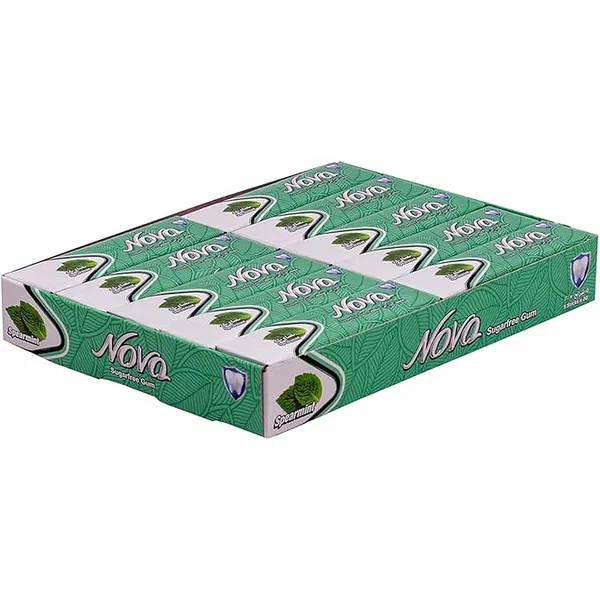 NOVA SPEARMINT SF GUM 50PCS - SUGAR-FREE SPEARMINT PELLET GUM