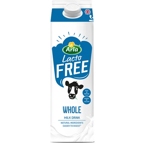 ARLA LACTOSE FREE FULL FAT LONG LIFE MILK 1 LITER