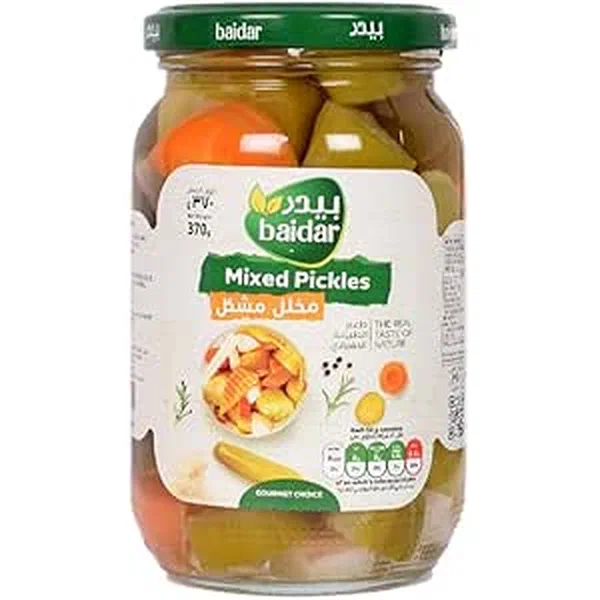 BAIDAR TRADITIONAL MIXED VEGETABLE PICKLES EXTRA TANGY 350G