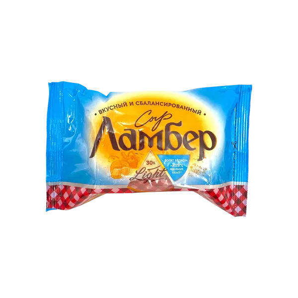 Сыр Ламбер Легкий 30% 230г ф/п
