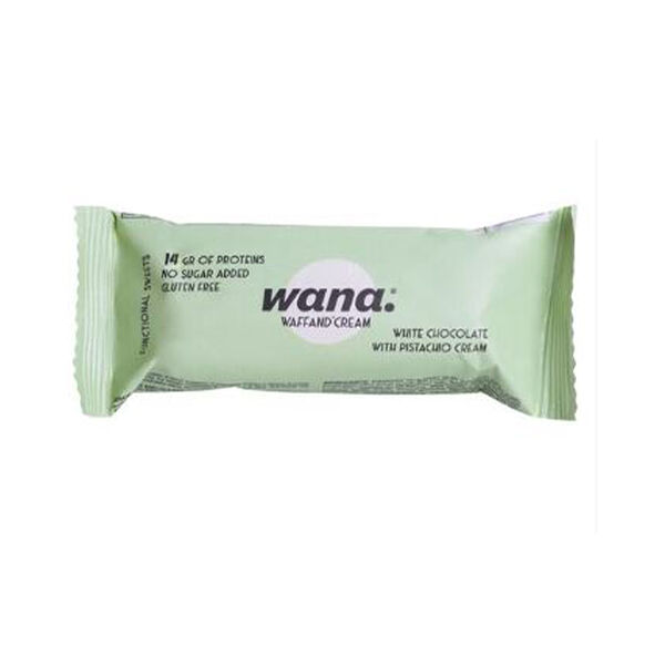 Wana Protein Wafer White Choc Pistachio Crm 43Gm