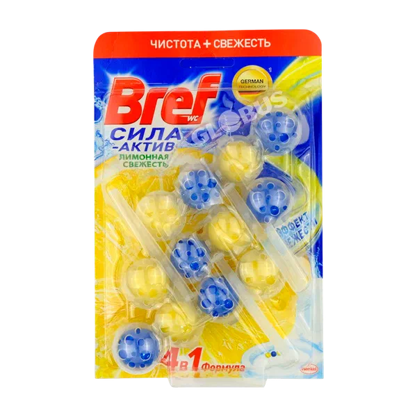 Henkel Bref Сила Актив лимон свеж туал жуугуч каражат 3*50г