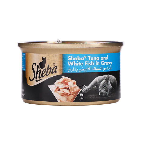 Sheba Tuna And White Fish Cat Food 85Gm