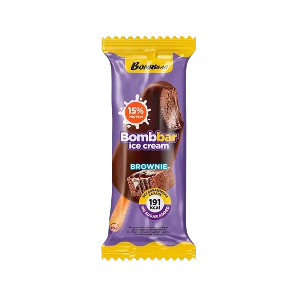 Bombbar пломбир на сливках б/сах балмуздагы 70г