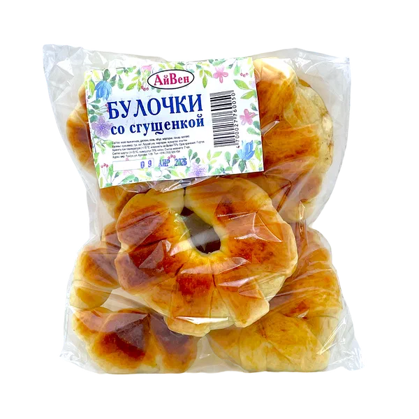 АйВен сгущенка м/н булочкалары 377г