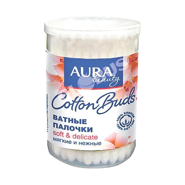 Палочки ватн Aura Beauty 100шт ст