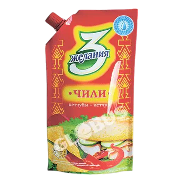 Кетчуп 3 Желания Чили 250г д/п