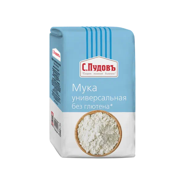 Мука С.Пудовъ универсальная б/глютена 500г