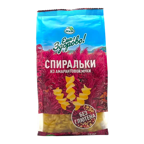 Макароны Ешь Здорово спиральки б/глют. 250г НВ