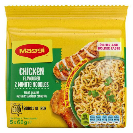 Maggi Noodles Chicken 5x68g