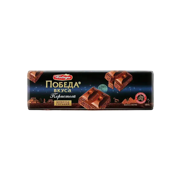 Победа вкуса пористый горький шоколады 180г
