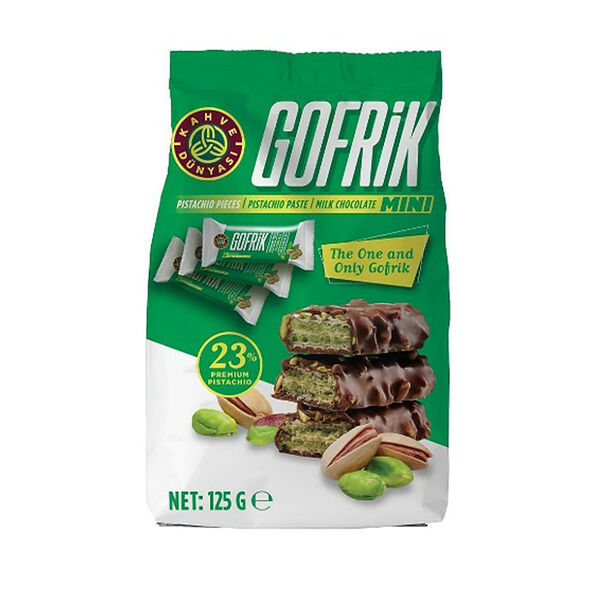 Gofrik Mini Pistachio 125Gm