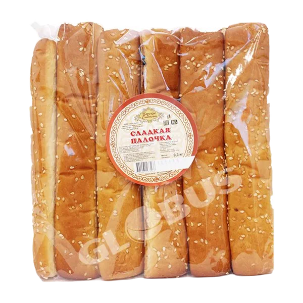 Булочка Элита сладкая палочка с кунжутом 250г