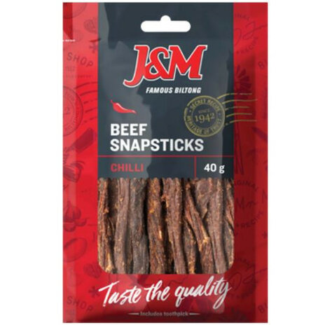 Beef Snapsticks Chilli 40g