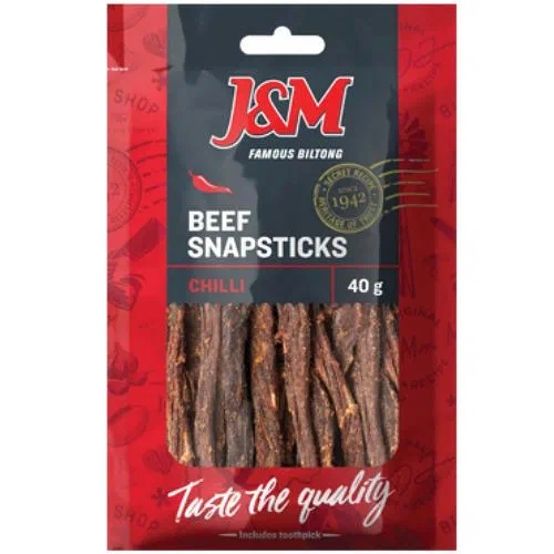 Beef Snapsticks Chilli 40g