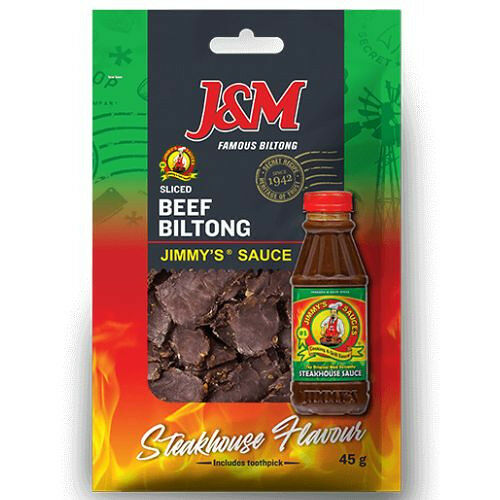 Beef Biltong Sliced Jimmy’s Sauce 45g