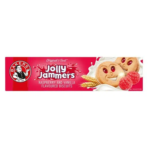 Jolly Jammers Raspberry and Vanilla 200g