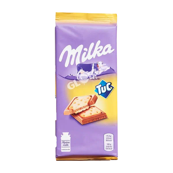 Milka TUC тузду крекер кошулган сүттүү шоколады 87г