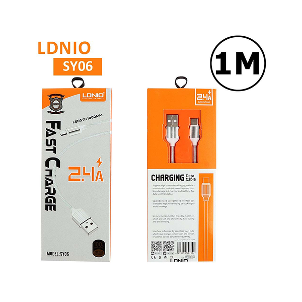 Ldnio Type C Fabric Cable Sy06