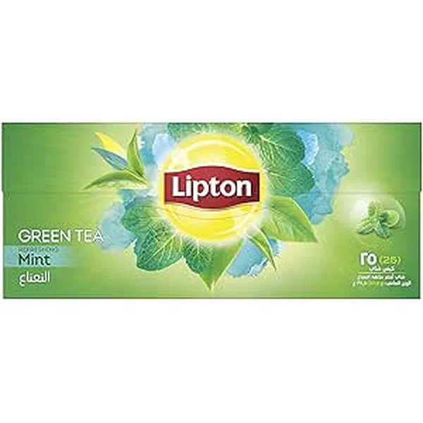 LIPTON GREEN TEA WITH MINT REFRESHING ANTIOXIDANT BLEND 25TB