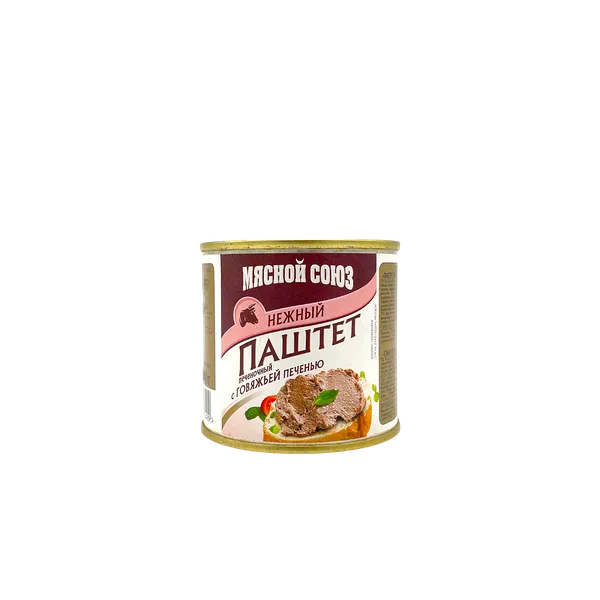 Мясной Союз нежный уй боору паштети 240г ж/б