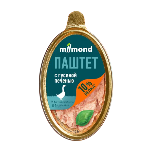 Паштет Milmond с гусиной печенью 105г