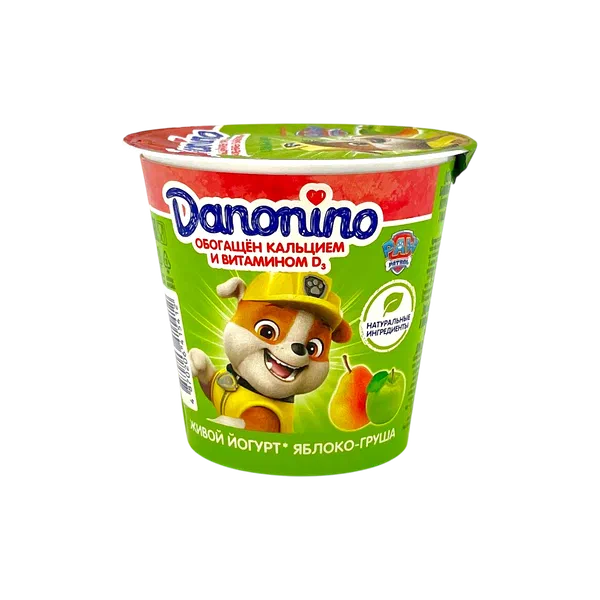Йогурт Danone Danonino яблоко груша 3% 100г п/ст