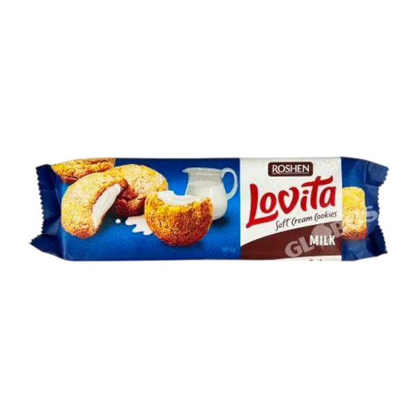 Печенье Roshen Lovita Soft cream cookies milk сдобн. 127г