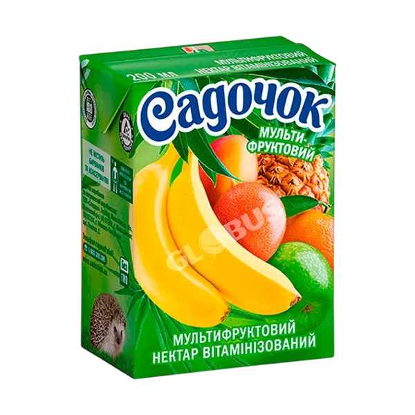 Сок Садочок мультифр. 0,2л т/п Сандора Украина 27